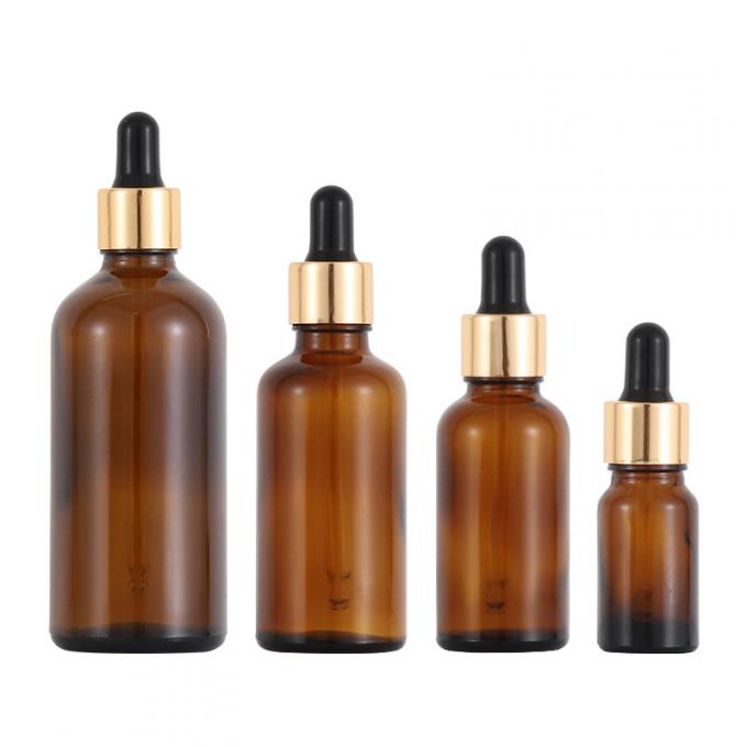 100ml Transparent Glass Foundation Bottle Round Dropper Cap Cosmetic Packaging With Free Sample 0