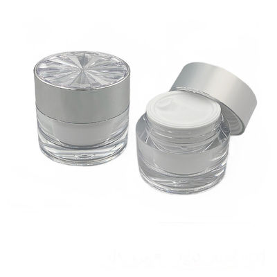Leak proof Diamond Acrylic Cosmetic Jar for Skin Care Cream Small 30g/50g Container