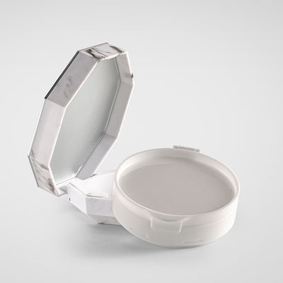 Refillable Round Transparent Cushion Foundation Case for Light To Medium Coverage.