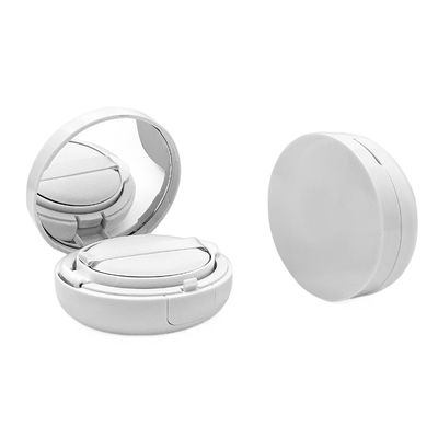 Refillable Round Transparent Cushion Foundation Case for Light To Medium Coverage.