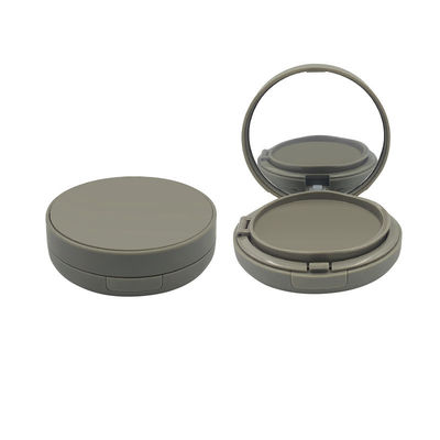Round Transparent Empty Cushion Foundation Case Refillable Snap Closure Travel Friendly for Cosmetics and Skin